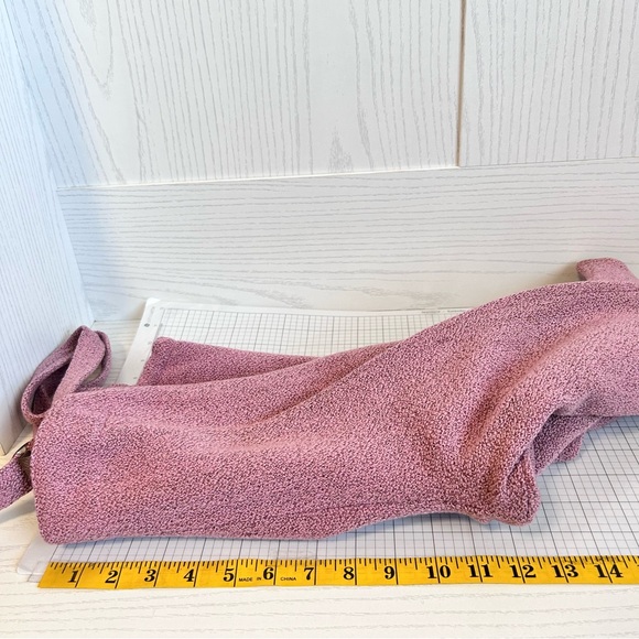 Vintage Girl Coat Pant Set 2 to 3 Years Pink Mauve Worsted Wool Samantha *FLAWS - Picture 15 of 16
